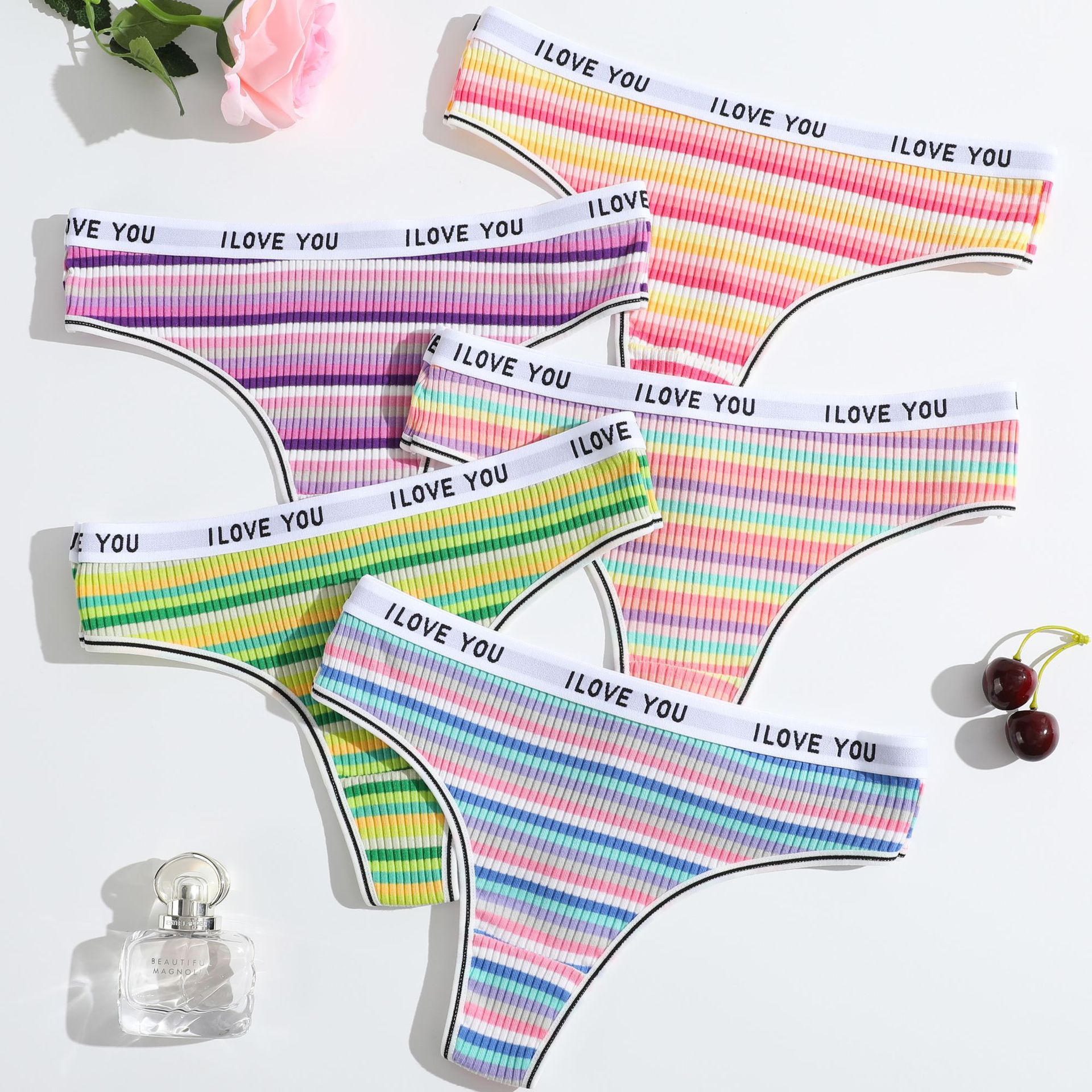 Nuevos pantalones de rosca de color, cintura baja, abdomen y caderas, ropa interior de mujer, ropa interior de chicas cómodas y transpirables, fabricantes al por mayor