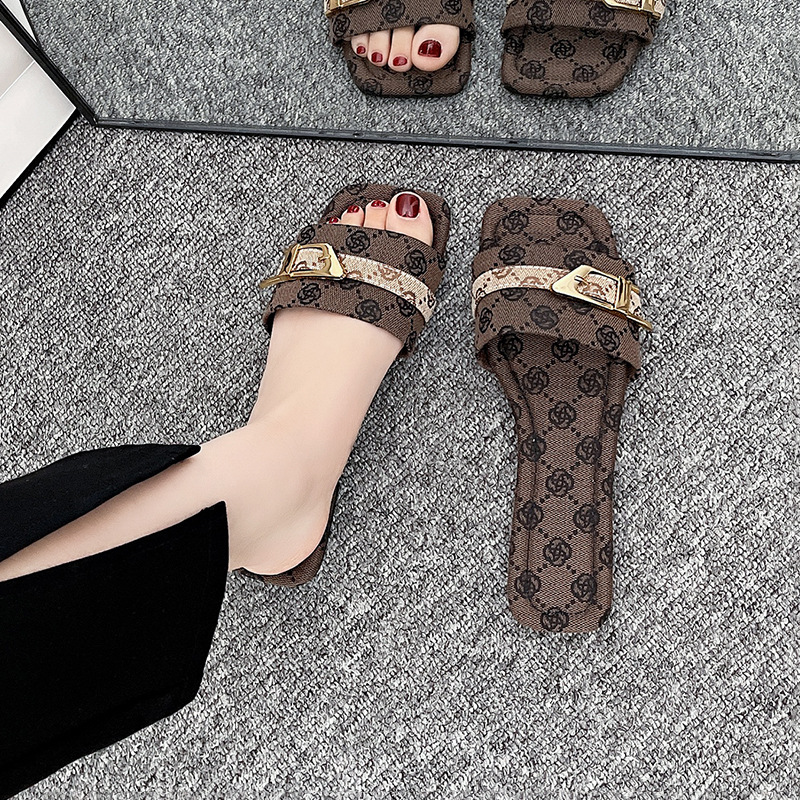 Comfortable Flat Sandals For Women Versatile Summer Footwear_voghion.com