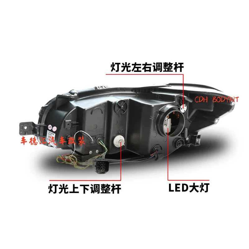 Подходит для Subaru WRX 2015-2020 Levorg 2015-2018 Модифицированные полноразмерные светодиодные фары дневного света, смена