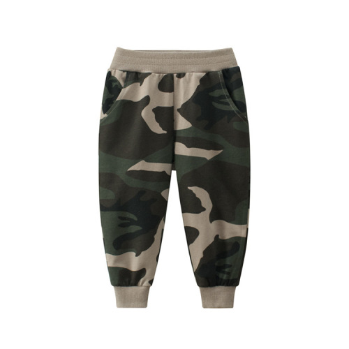 27kids brand children's pants for boys, 2024 autumn new sports camouflage pants, drop shipping one piece