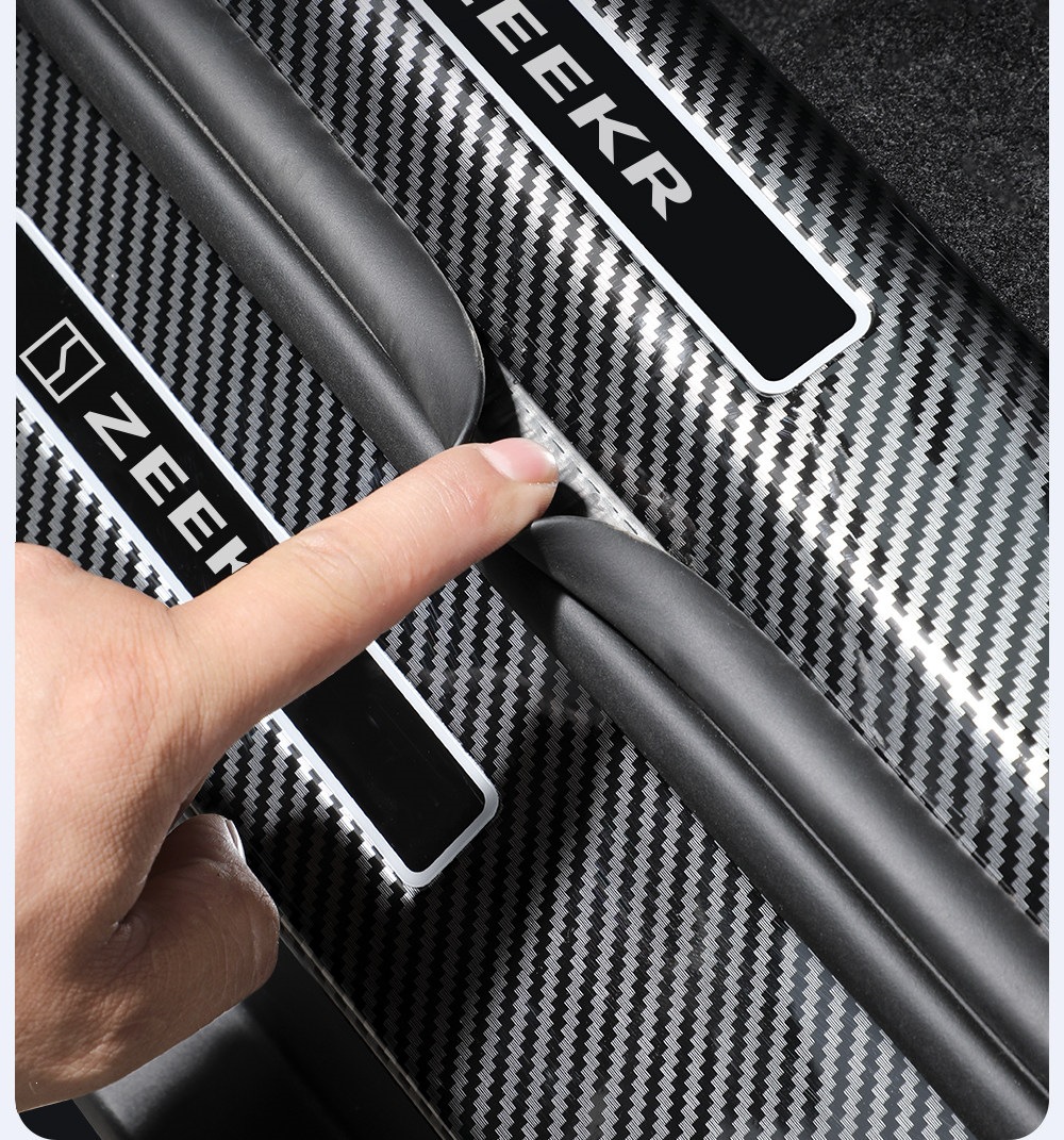 Suitable for Zeekr 7X/X: door sill protectors, welcome mats, trunk protectors, and other car interior protection and decoration accessories