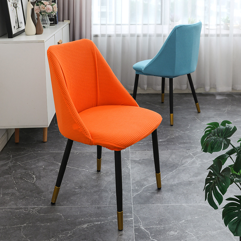 异形纯色高级感餐椅套加厚高弹力通用椅子套防滑耐磨全包椅套罩