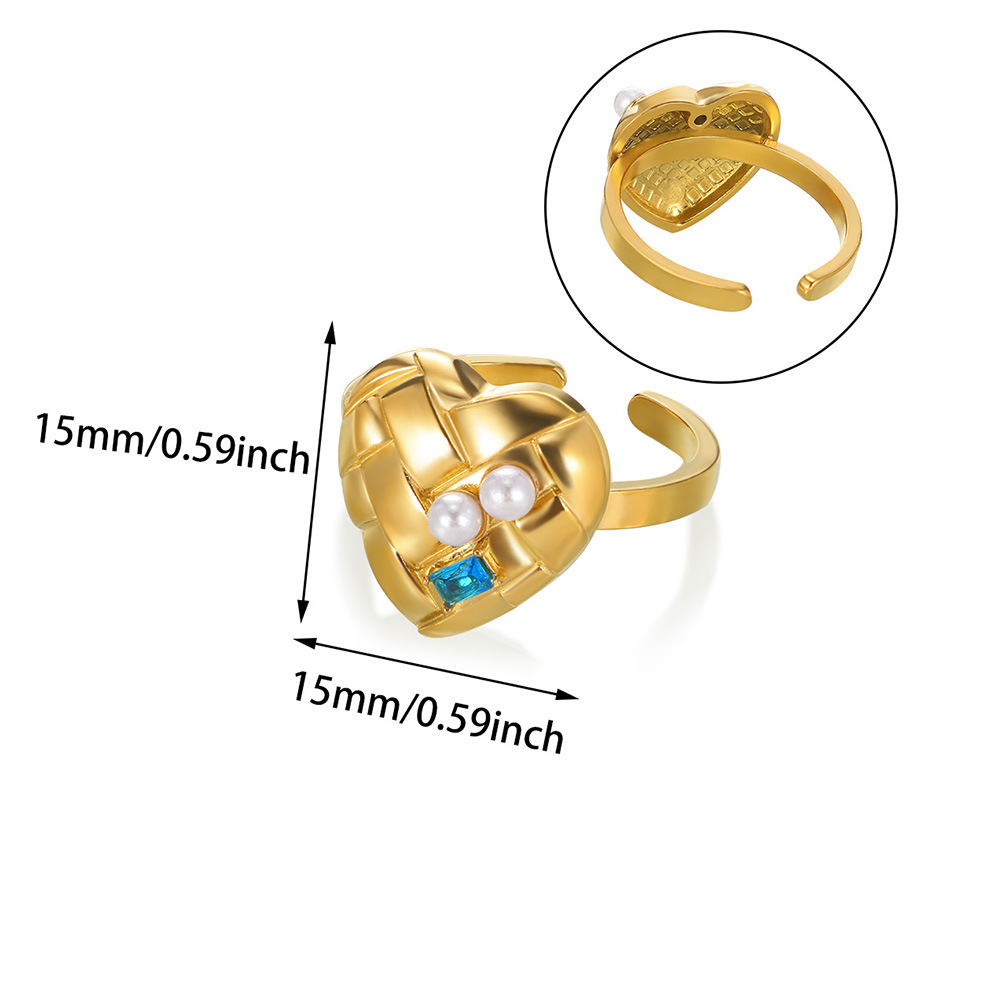 8g Weight 0.03µm-0.05µm Gold Plating Thickness PVD Coated Gold Plating Process 18K Real Gold Plated Plating Material Zircon Inlay Material Open Rings Classification 1 Piece Quantity Casual, Daily, Shopping Occasion 304 Stainless Steel Material Waves, Crown Pattern All Seasons Season Women's Gender Elegant, Classic Style, Affordable luxury style Style Waterproof Non Tarnish, Plating Craft PVD Coated Real Gold Plated 18K Gold Waves Crown 304 Stainless Steel Elegant Classic Style Affordable Luxury Style Waterproof Non Tarnish Open Rings 22
