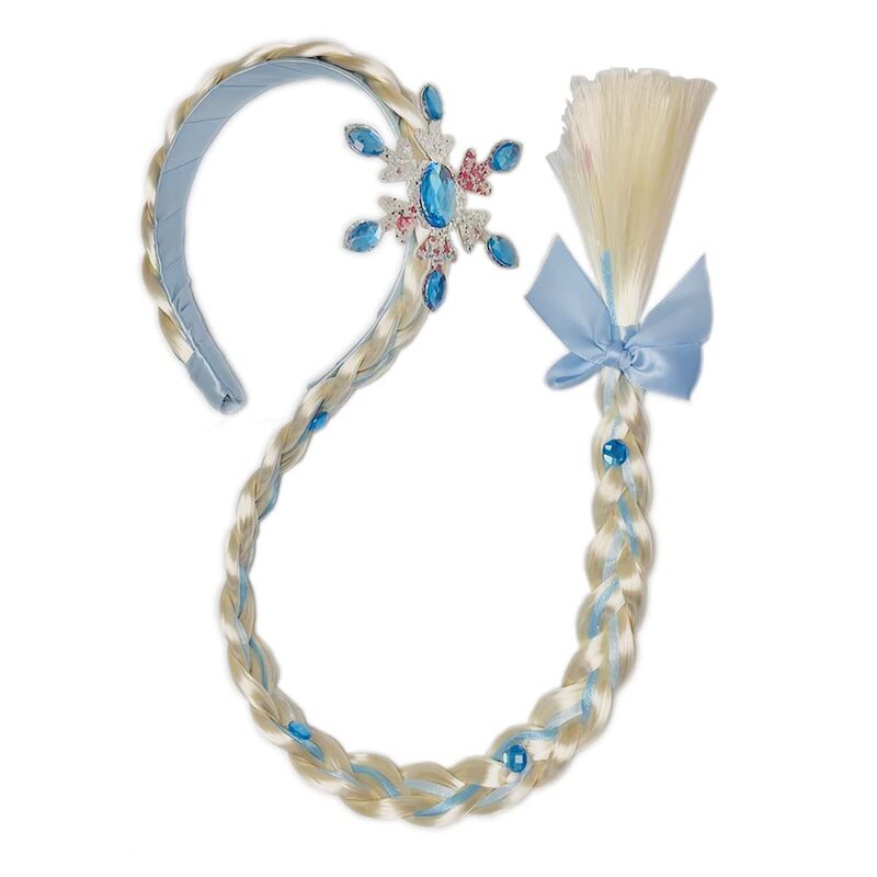 Blonde 80's men's and women's wigs black fish rock wig costume wig curly long