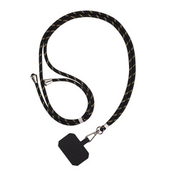 Amazon best-selling adjustable cross-body strap trendy phone lanyard necklace safety anti-lost fixed card holder