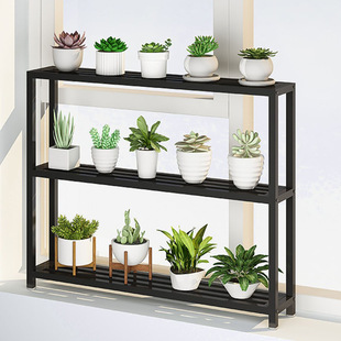 New Window Sill Iron Flower Stand Simple Modern Multi-Layer Plant Display Shelf Small Apartment Balcony Bay Window Succulent Display