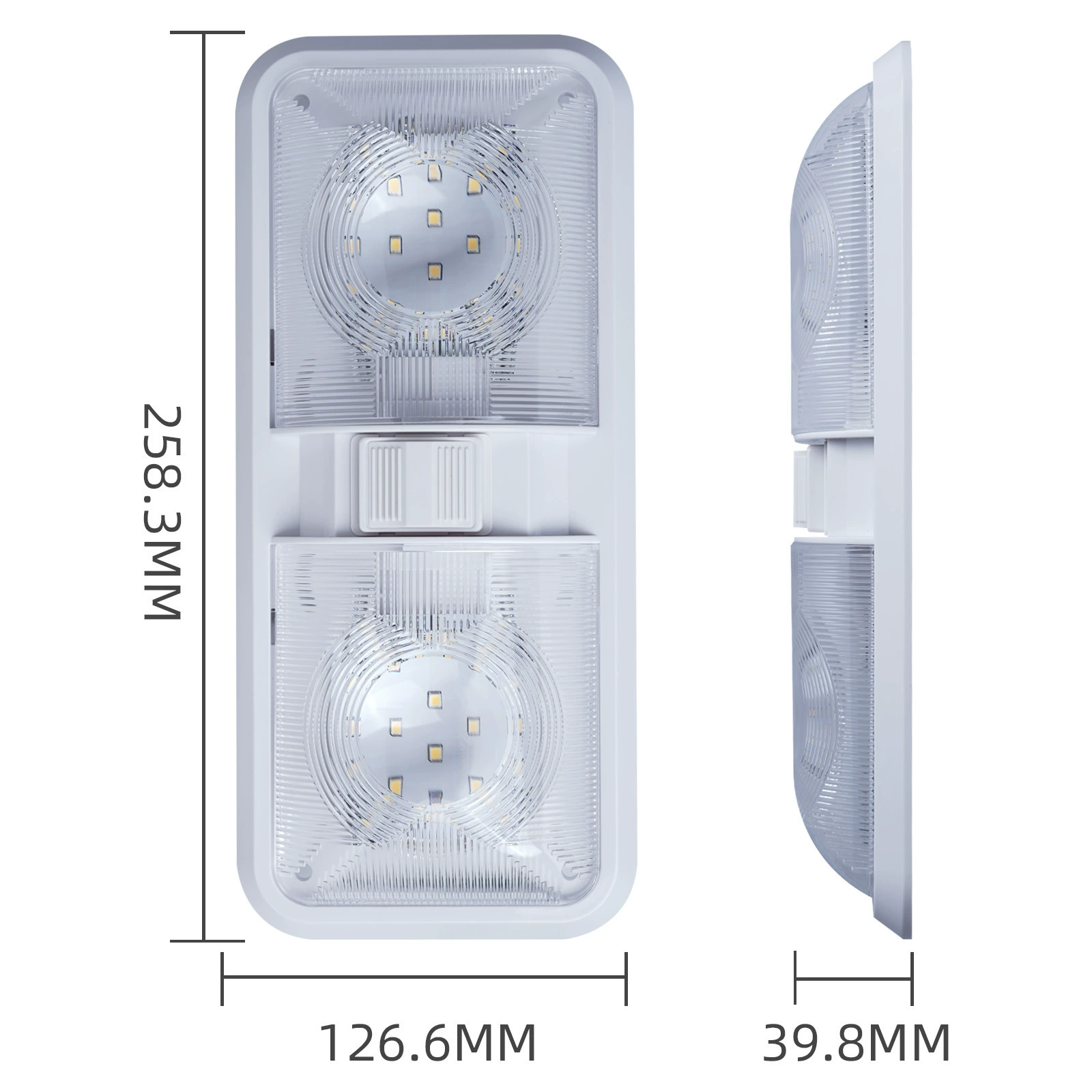 Осенний новый автомобильный салон свет автомобиля Универсальная крыша светодиодный свет Крытый свет для чтения безэлектродное затемнение