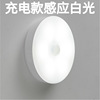 Physiological induction smart round night light, kitchen for bed for bedroom, human sensor