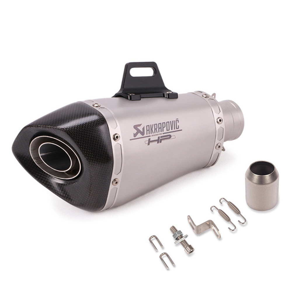 60/51mm motorcycle universal modified exhaust pipe Z900 CBR S1000RR MT07 NK250 Ducati