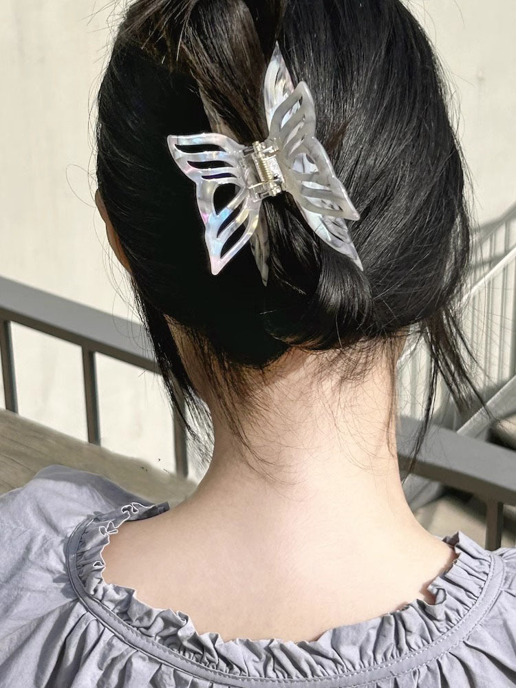 Women's Elegant Butterfly Fish Tail Acetic Acid Sheets Hair Claws display picture 5
