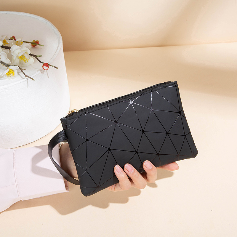 Cartera y Bolso de Mano Estampado para Mujer de PVC con Diseño Trenzado para Uso Diario image 7