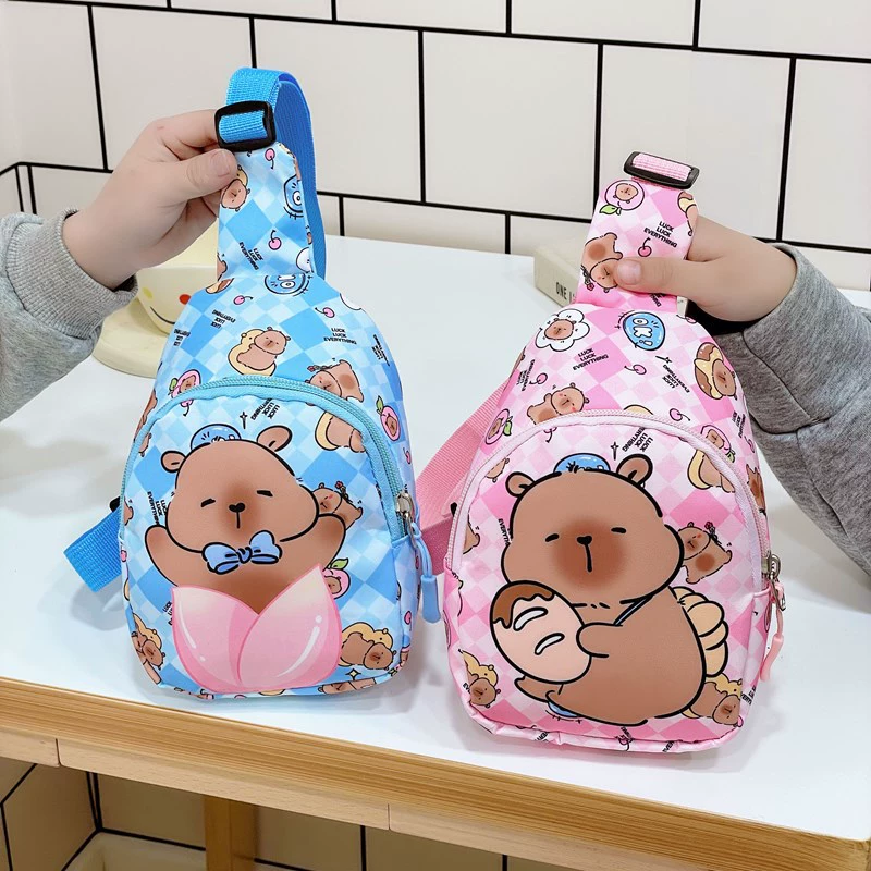 Сумка на грудь, держатель для карточек, детская сумка для мальчиков и девочек, мультяшный маленький кошелёк, сумка через плечо
