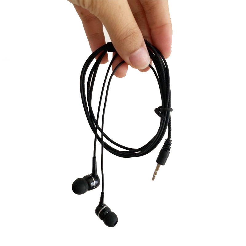 Fábrica de auriculares de radio al por mayor tipo de control de cable en los oídos auriculares de teléfono móvil Android universal para auriculares de Apple en stock