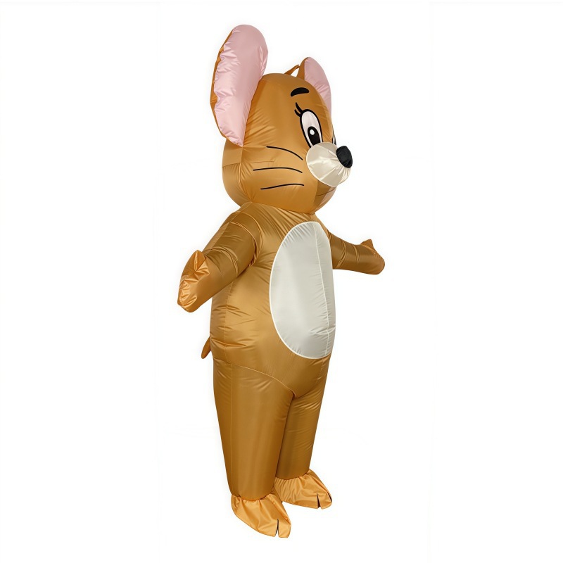 Cartoon personalizado Tom Jerry trajes inflables actividades del campus espectáculo gato y ratón extraña lindos trajes inflables