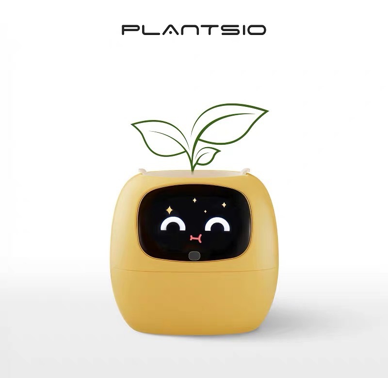 IVY植物萌宠机器人智能花盆系桌搭AI电子玩具创意节日礼物跨境|undefined