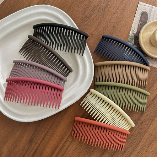 Backwards-mounted sanding comb, hair clip, fixing scattered hair, hair pin, head accessory, hair band, adult hair comb for invisible bangs