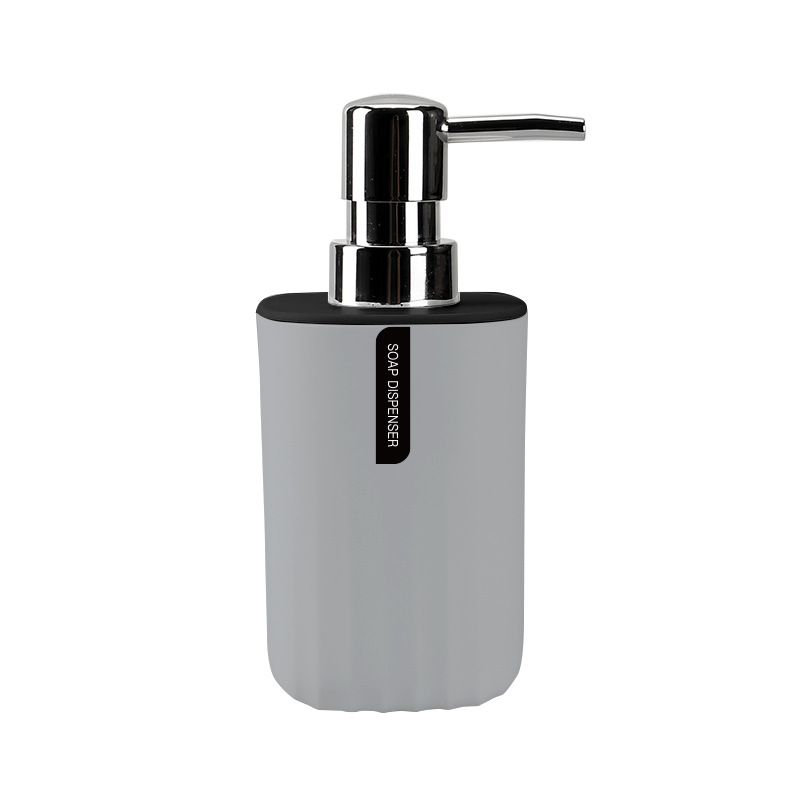 Champú Gel de ducha botella vacía botella simple prensa patrón de onda apretón almacenamiento loción desinfectante de manos botella