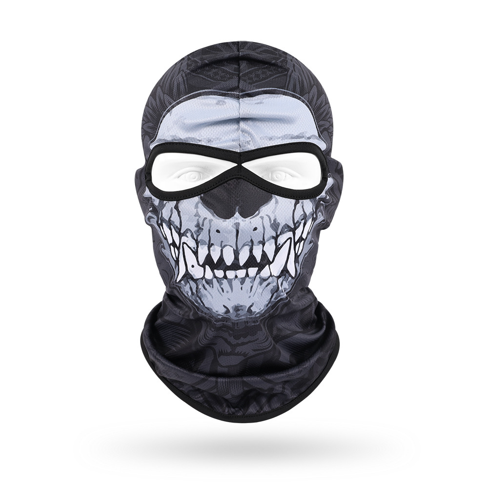 Motocicleta bicicleta equipo sudor absorbente transpirable cráneo cubierta deportes al aire libre collar ciclismo pesca máscara de protección solar