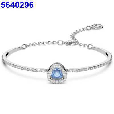 Pulsera azul platino