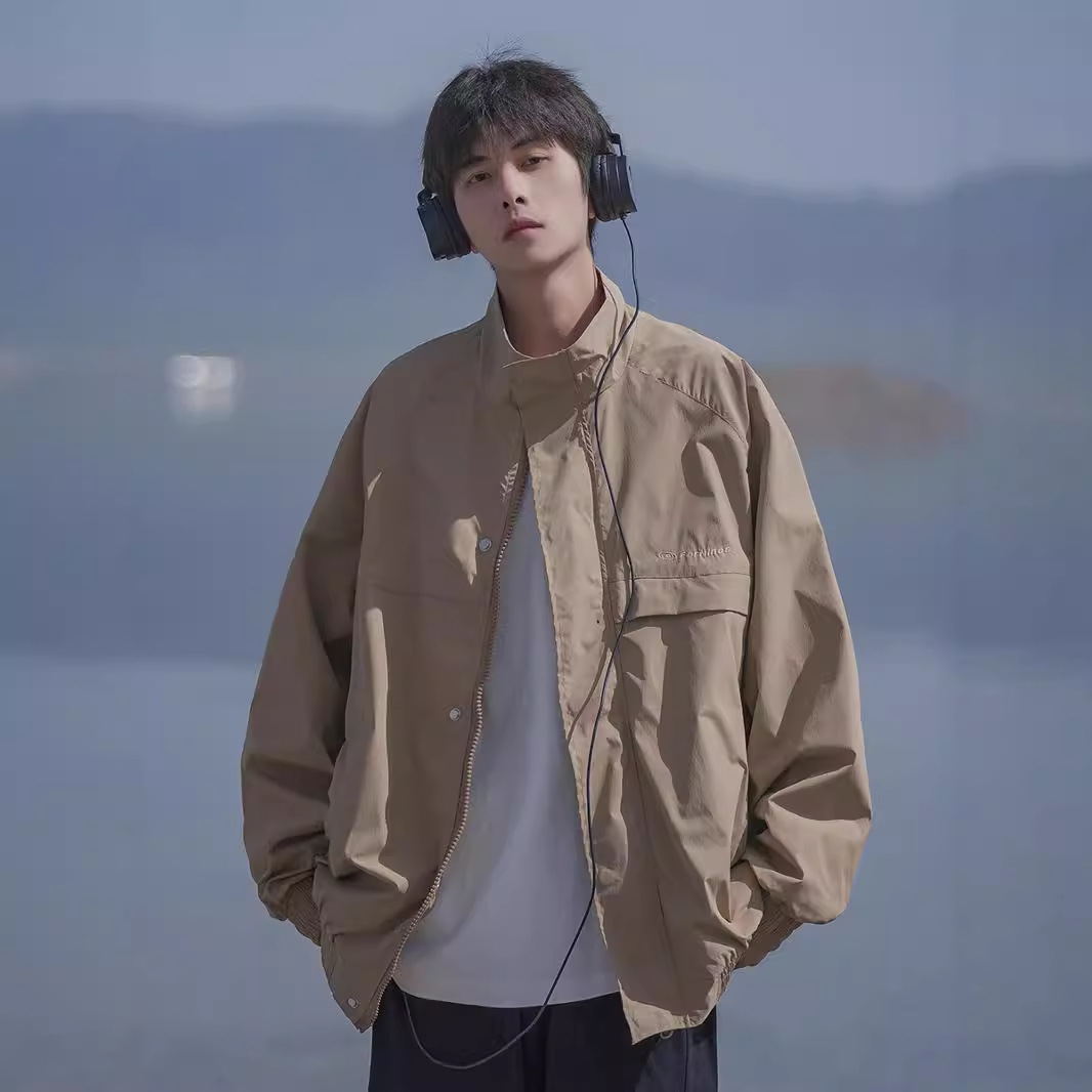 Sports workwear jacket men's spring and autumn new style assault jacket men's casual men's top thin jacket_voghion.com
