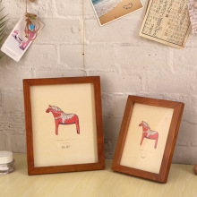 实木复古5寸6寸六寸7寸七寸8寸八寸10寸照片相框摆台支架明信片架