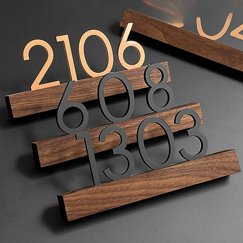 2025 новый номерной знак для дома, индивидуальный номер для жилых помещений, номера в отелях, дома, офисы, стильный дизайн
