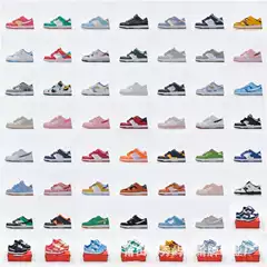 Children's shoes with brand SB dunk Low-top children's board shoes lace-up boys and girls sneaker panda shadow gray casual shoes
