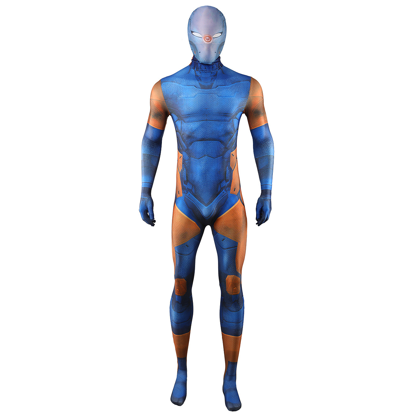 Gray Fox Cos Jumpsuit CYBORG NINJA Cosplay Bodysuit Adult Kids