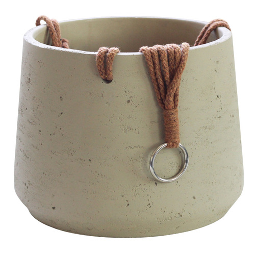Nordic wall hanging cement hanging flower pot hanging plant hanging basket wall hanging basin hanging balcony spider orchid potted plant