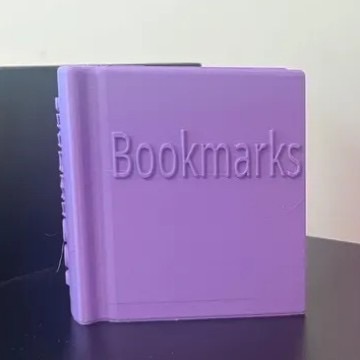 国境を越えた新製品ブック型ブックマークホルダー3Dプリントミニ本棚|undefined