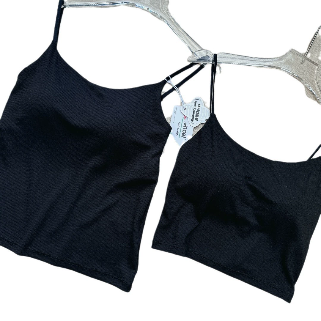 Silk bra, base breathable tank top, lifting effect