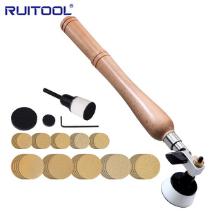 55-piece lathe grinding woodworking hand-held dishes grinding polishing tray sandpaper abrasive Bowl Sander