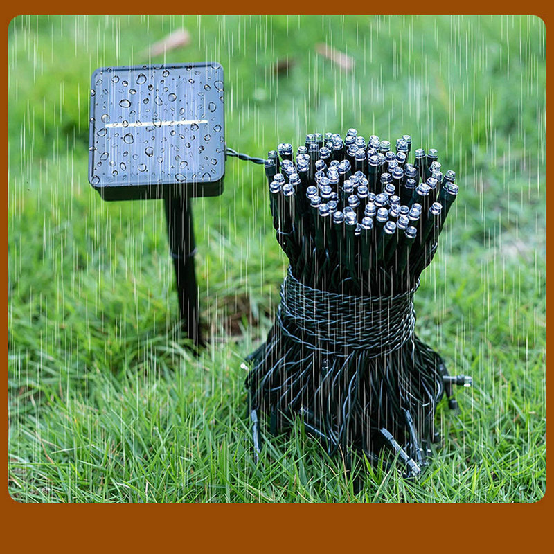 Lámpara LED de color flash String Lámpara de estrella completa al aire libre impermeable flash de Navidad al aire libre decoración de jardín lámpara de árbol