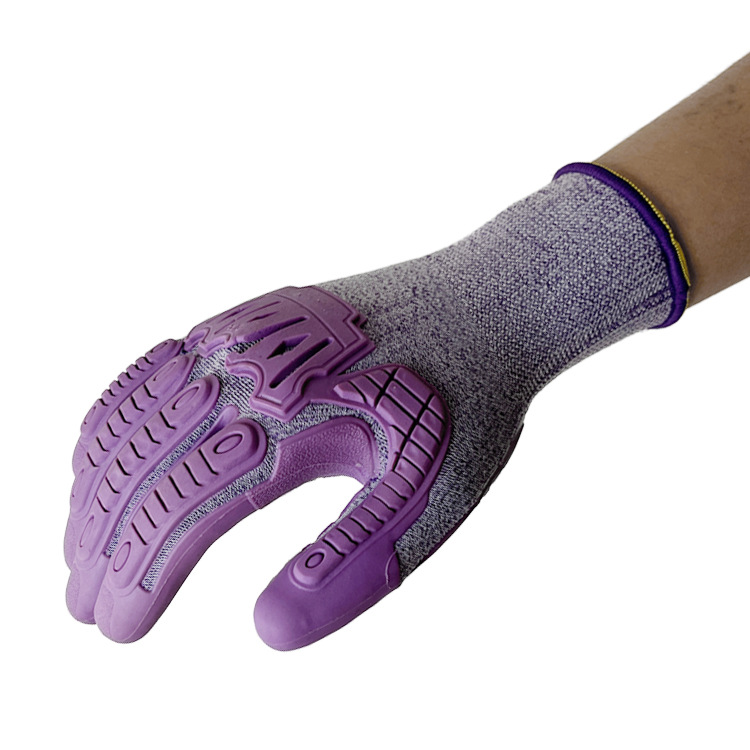 Guantes anticolisión antiimpacto resistentes al desgaste TPE caucho sitio de construcción trabajo protección laboral anti-arañazos productos genuinos Hombres transpirable antideslizante durable