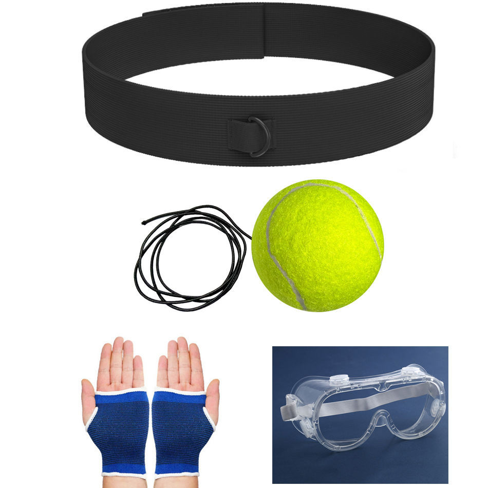 Boxeo de reacción montado en la cabeza bolas de entretenimiento de descompresión para niños bolas de velocidad mágica entrenador de boxeo de ojos para adultos