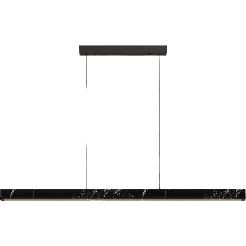 Estilo italiano minimalista restaurante candelabro arte nórdico diseño moderno mesa de comedor barra de bar patrón de mármol tira luz de lujo