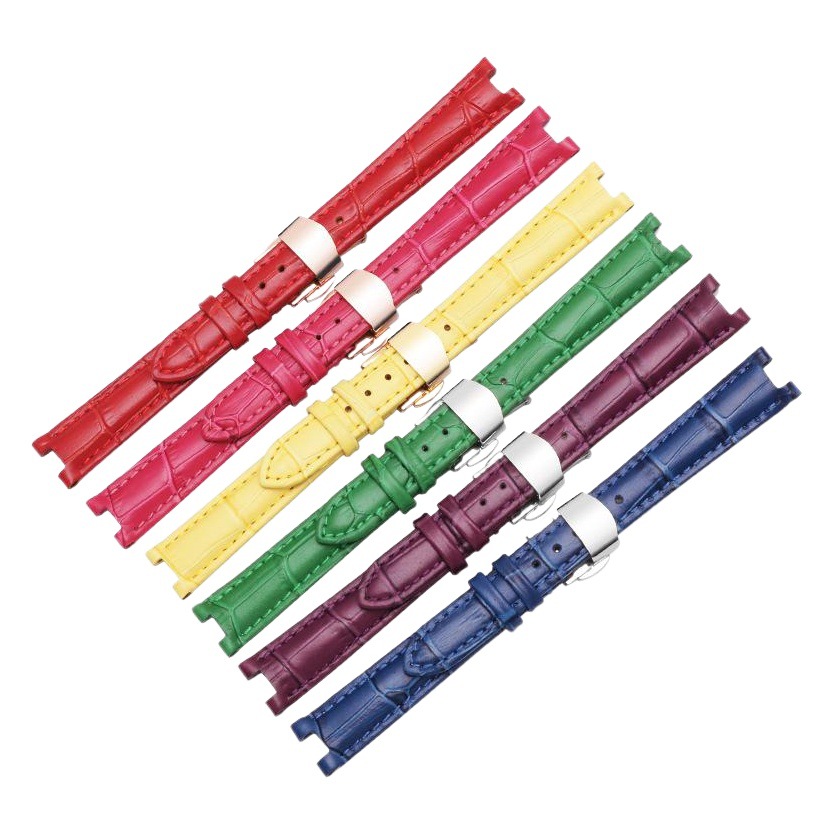Handmade custom special leather leather watch strap nylon cowhide silicone strap concave-convex flat interface wrist chain