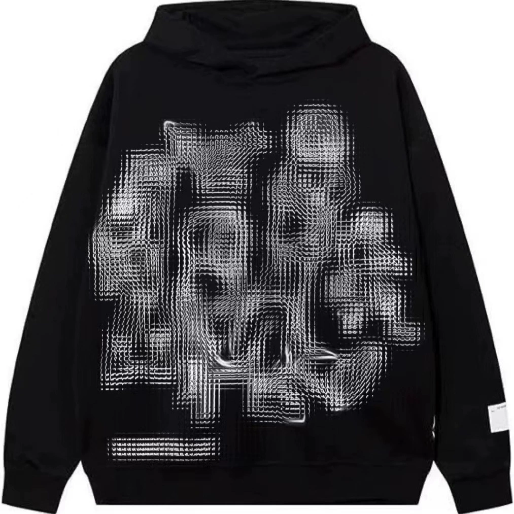 Demi-season Hoody, Retro Hip‑Hop Sweatshirt, Relaxed Fit, Sizes S–XXL