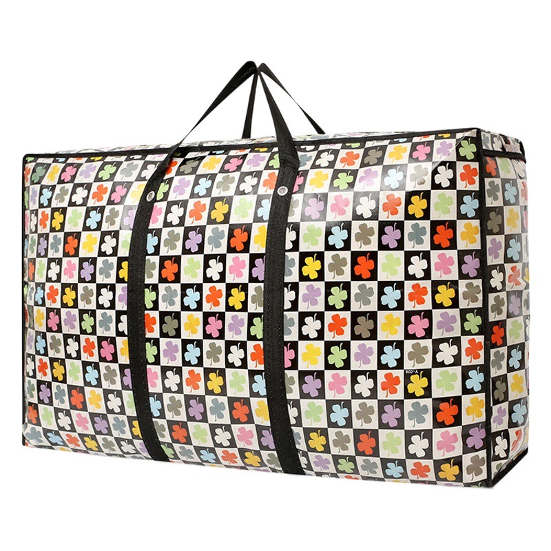 Bolsa de equipaje en movimiento bolsa no tejida engrosada bolsa de almacenamiento de edredón de algodón bolsa de equipaje impermeable bolsa de embalaje portátil