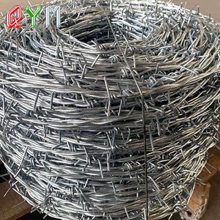 刺绳卷镀锌刺丝500米一卷刺绳价格便宜刺绳工厂安全隔离栅栏外贸