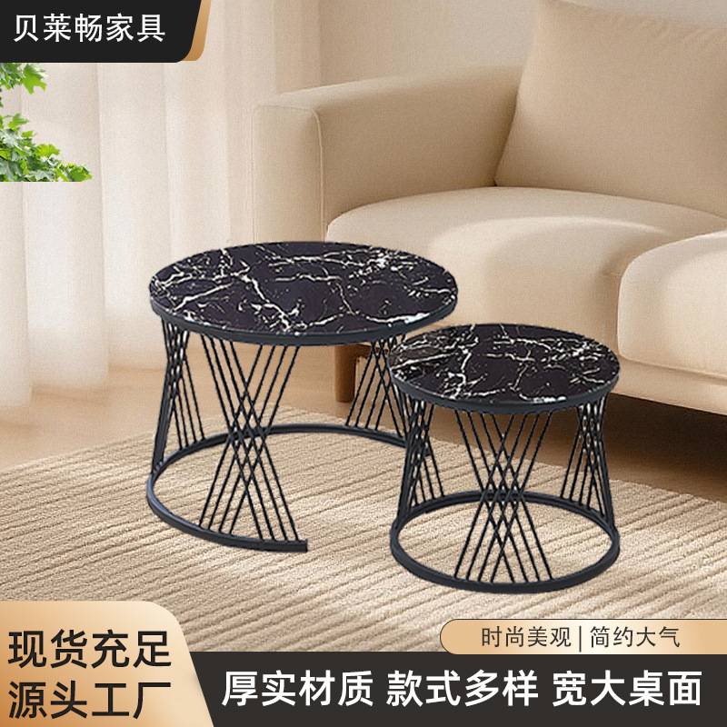 Mesa de té con cara negra-1