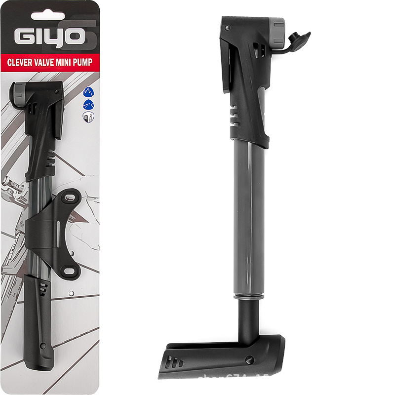 GIYO GP-99 de la bomba de bicicleta mini portátil de montaña carretera boca inteligente de alta presión bomba de aire boca americana