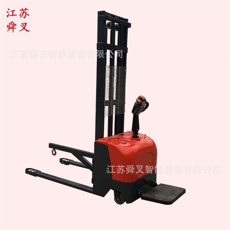 吊勾式手动堆高车 挂勾式电动升高车 江苏泰兴叉车厂家供应