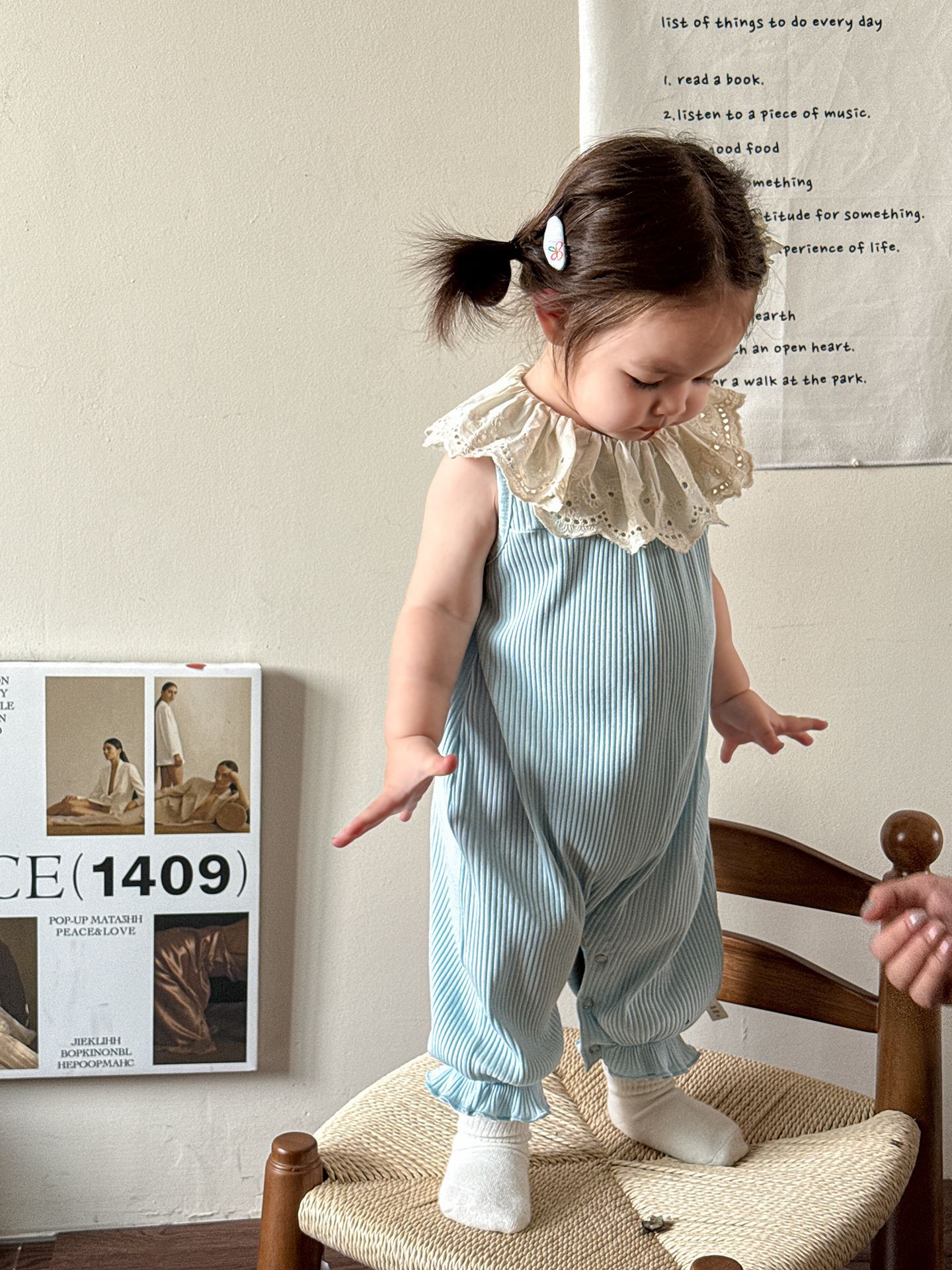 Ropa para niños de caña de pera Ropa para bebés Estilo fino de verano 2025 Nuevos niños Ropa de una pieza para recién nacidos