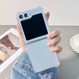 适用三星Flip7手机壳 Fold7纯TPU透明全包软胶套Flip6折叠手机壳