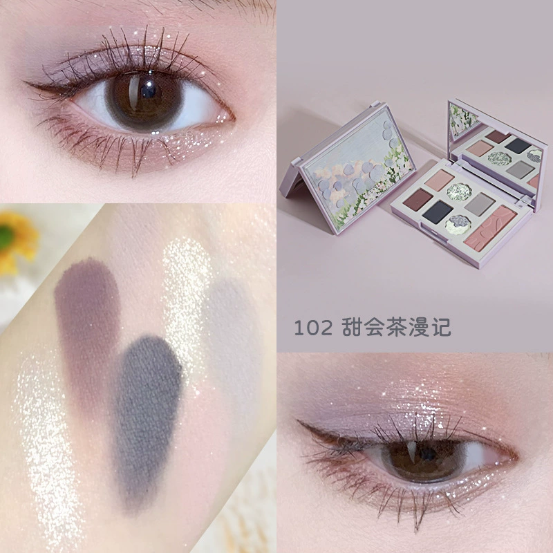 诗蒂娅 Eye shadow, blue eyeshadow palette, matte makeup primer