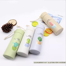 创意随手杯多肉杯玻璃水杯双层隔热广告宣传礼品杯子logo广告促销