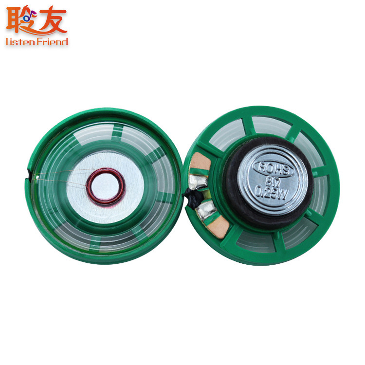 21/23/27/29/36/40/50/57mm8ユーロ0.25ワットゴムシェル外付け磁気スピーカー0.5wプラスチックスピーカー|undefined
