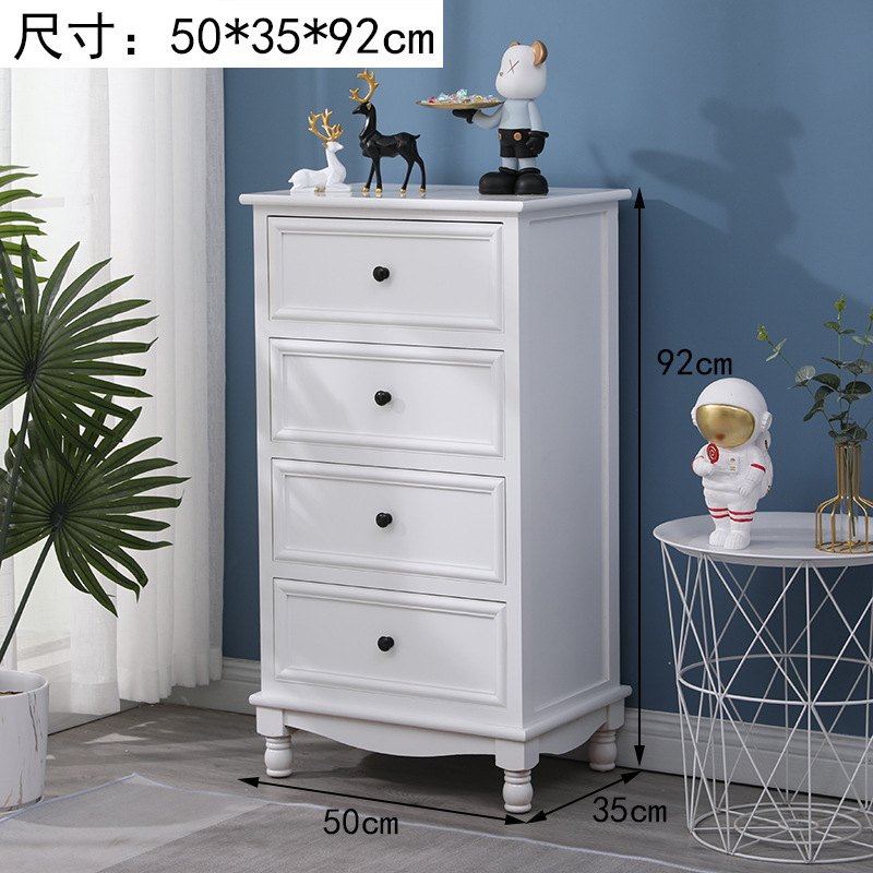 Fábrica directa armario de madera sólida estilo americano simple sala de estar dormitorio armario de almacenamiento casero pequeño armario image 15
