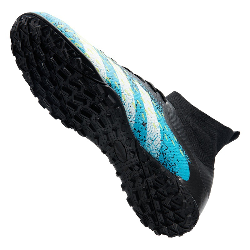 2022 transfronterizo más el tamaño Nuevo FGTF transpirable de los hombres de alta superior de uñas largas y cortas zapatos de fútbol zapatos de entrenamiento de hierba zapatos de fútbol